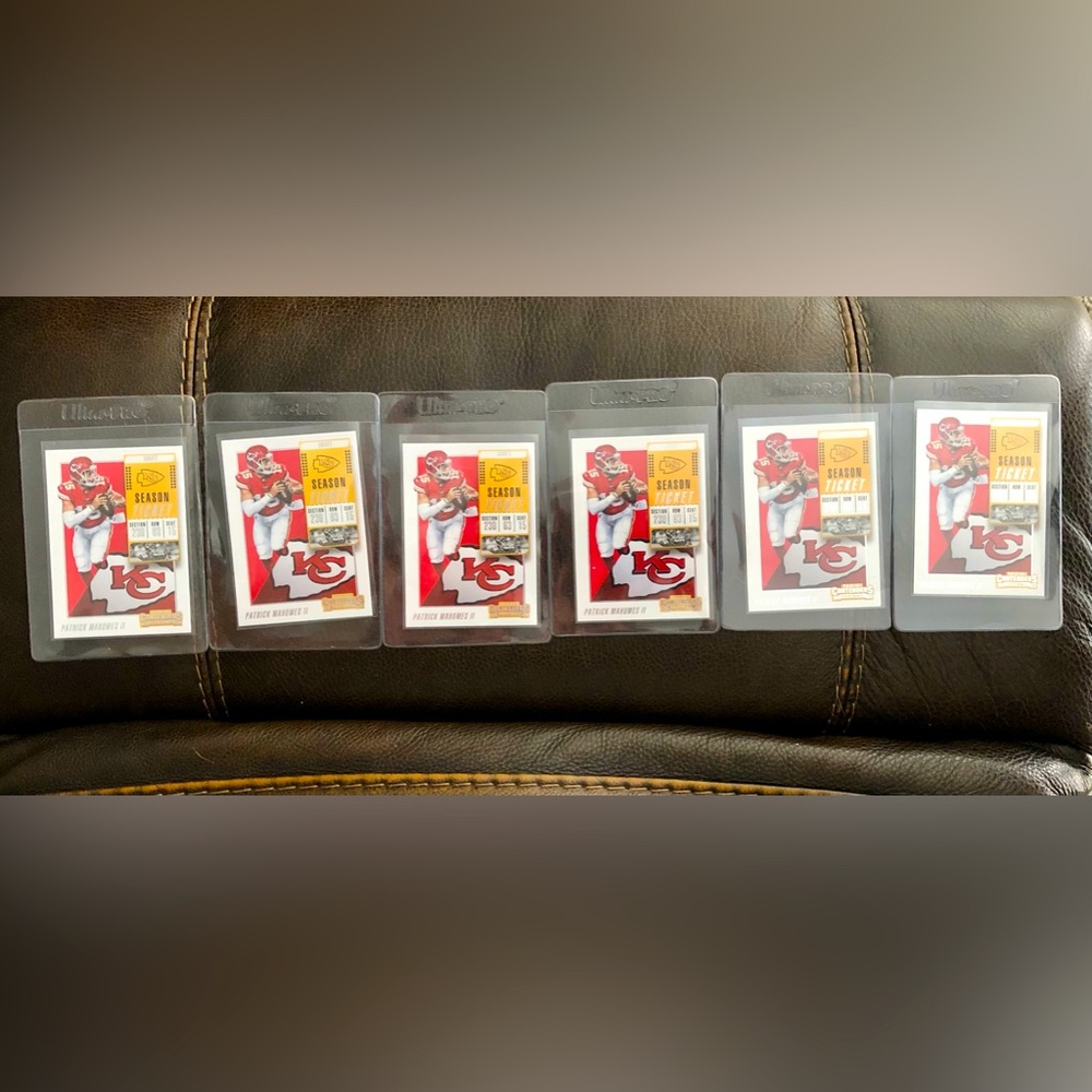 2018 Panini Contenders Football Season Ticket Patrick Mahomes KC Chiefs 2nd Year